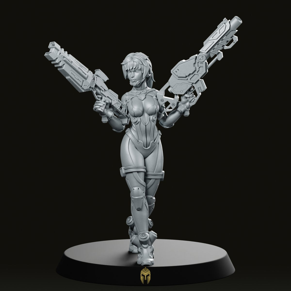 Kishenada Cyber Edge Hunter Miniature - We Print Miniatures