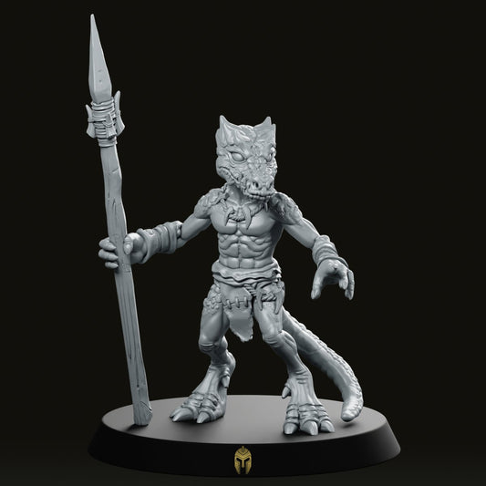 Kobold Spear Miniature - We Print Miniatures -DungeonDog