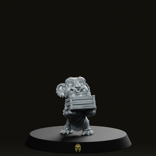 Kualaa Merchant B Koala Miniature - We Print Miniatures -CastNPlay