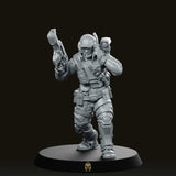 LCPL Scruffy Security Soldier Miniature - We Print Miniatures