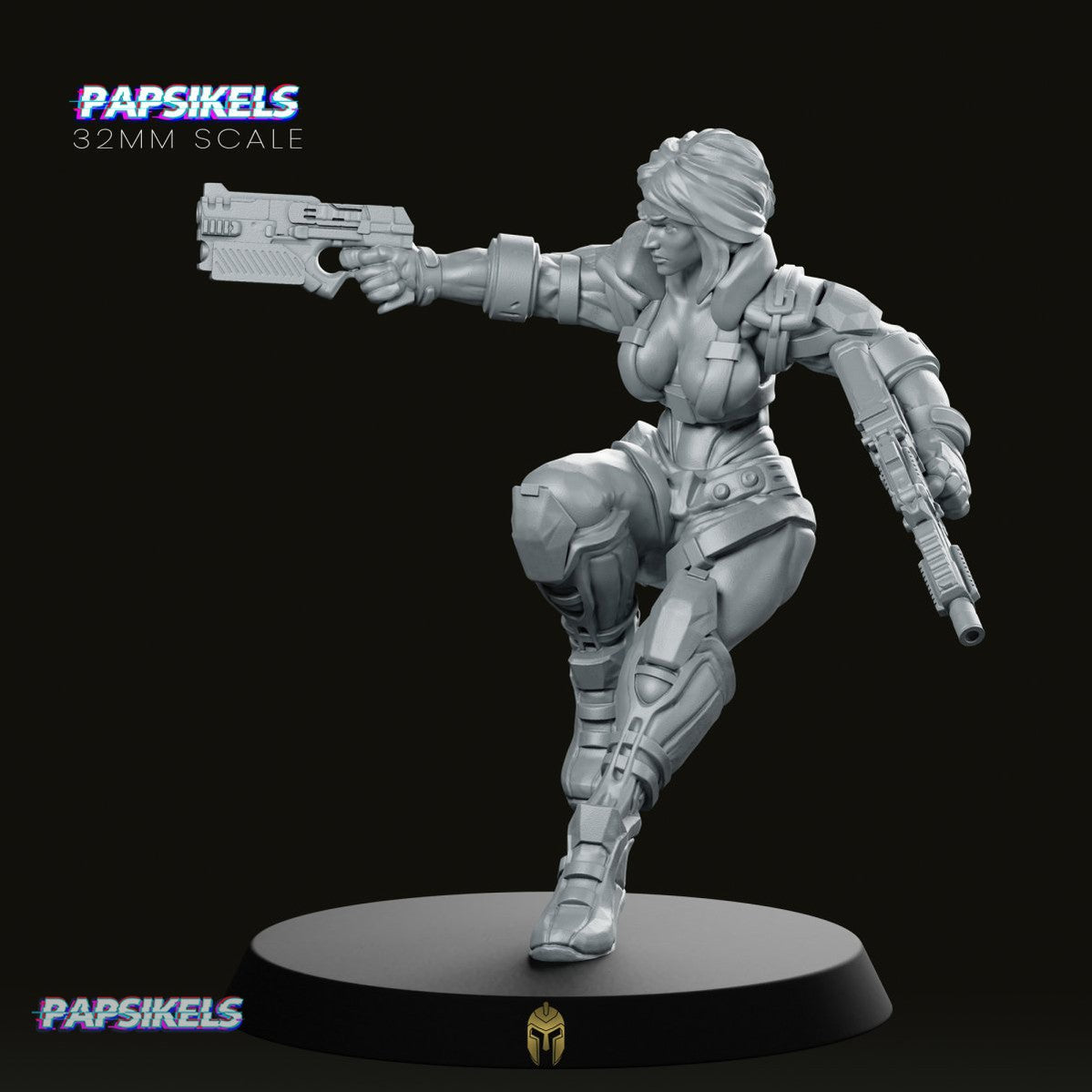 Liezel Kurosawa CyberPunk Miniature - We Print Miniatures -Papsikels Miniatures
