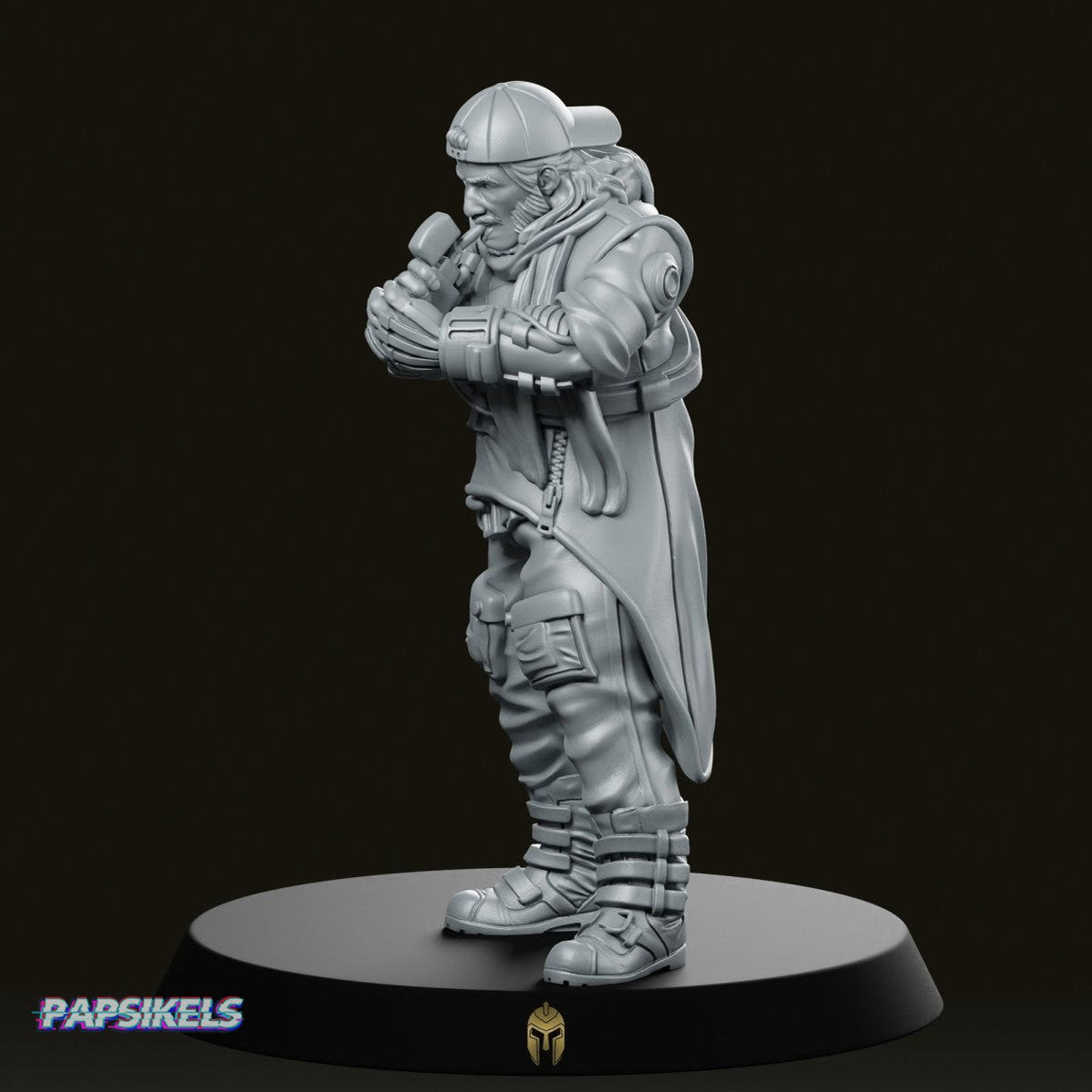 Lito Lapida Cyberpunk Miniature - We Print Miniatures -Papsikels Miniatures