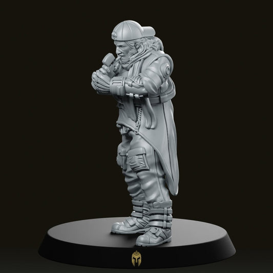 Lito Lapida Cyberpunk Miniature - We Print Miniatures -Papsikels Miniatures