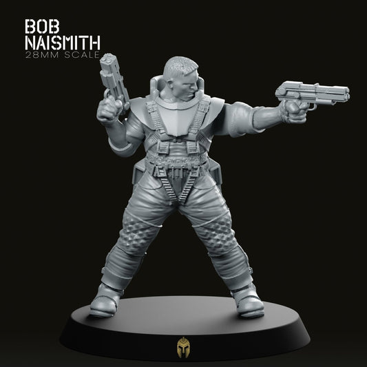 Luka Smedzich Scifi Cyberpunk Miniature - We Print Miniatures -Bob Naismith Miniatures