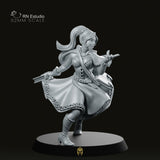 Mage Elisa Doe Sorceress Miniature - We Print Miniatures -RN Estudio