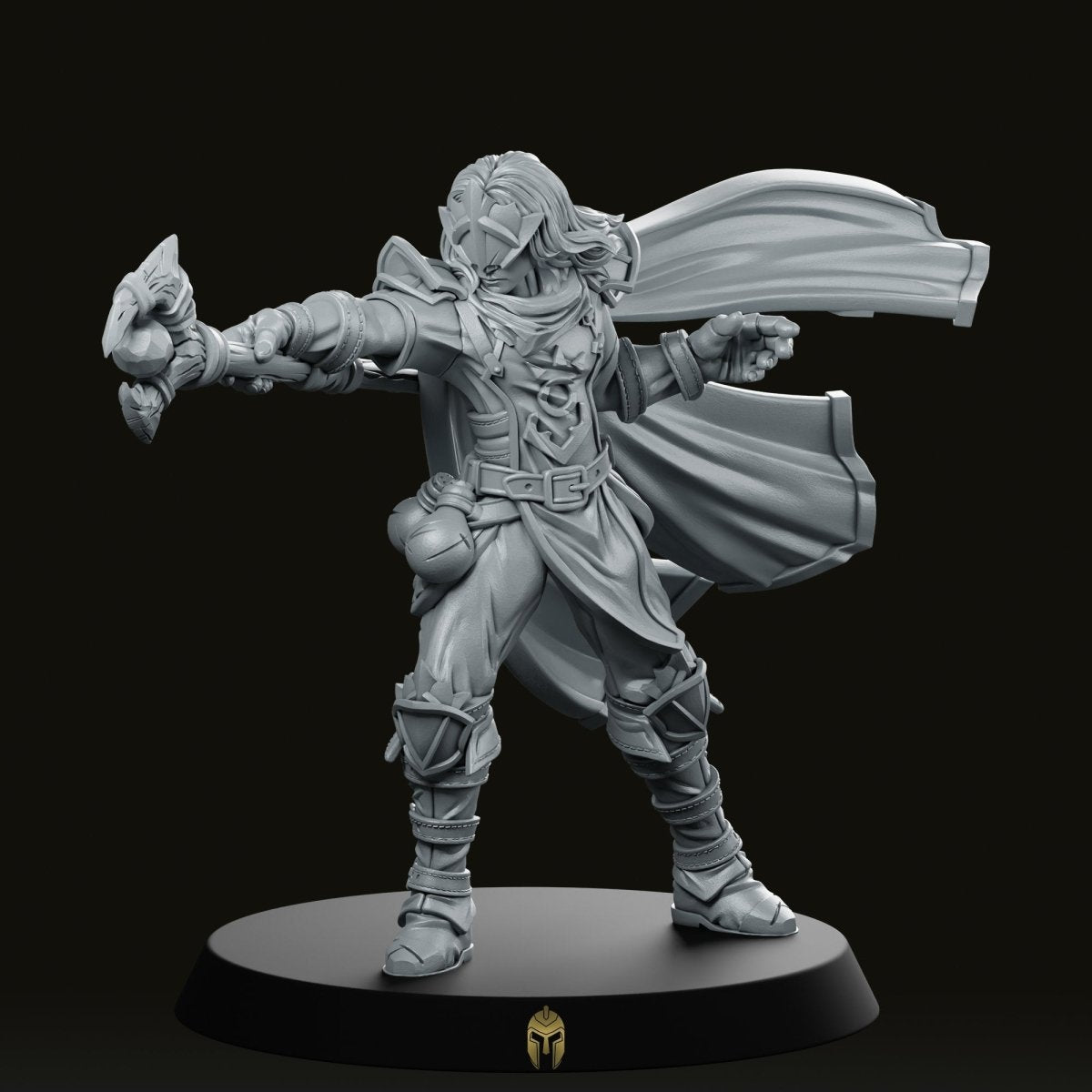 Male Cleric Fantasy Miniatures - We Print Miniatures -CastNPlay