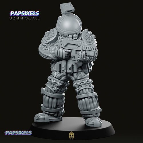 Marine Encounter Suit Alpha Miniature - We Print Miniatures -Papsikels Miniatures