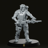 Marine Michael Sharpe Miniature - We Print Miniatures -Papsikels Miniatures