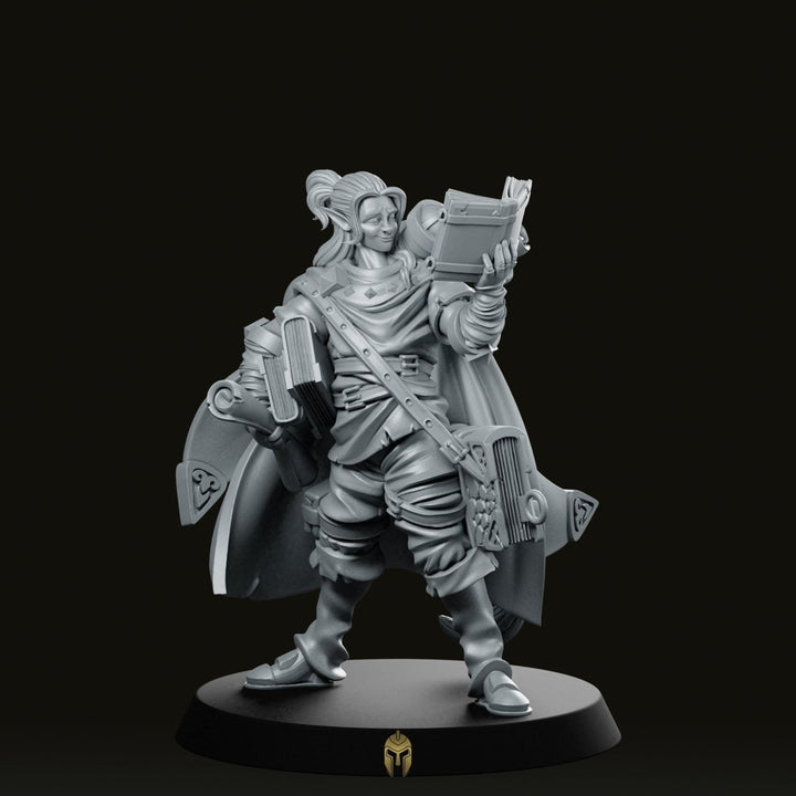 Masse Nolwe Fantasy Miniature Bookworm Bard Mage