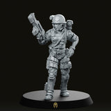 Medic Colonial Hontimerano Miniature - We Print Miniatures -Papsikels Miniatures