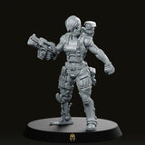 Medic Pfc Dallas Hallman Miniature - We Print Miniatures -Papsikels Miniatures