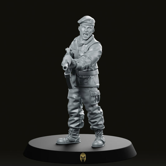 Military Police Guard A Miniature - We Print Miniatures -Papsikels Miniatures