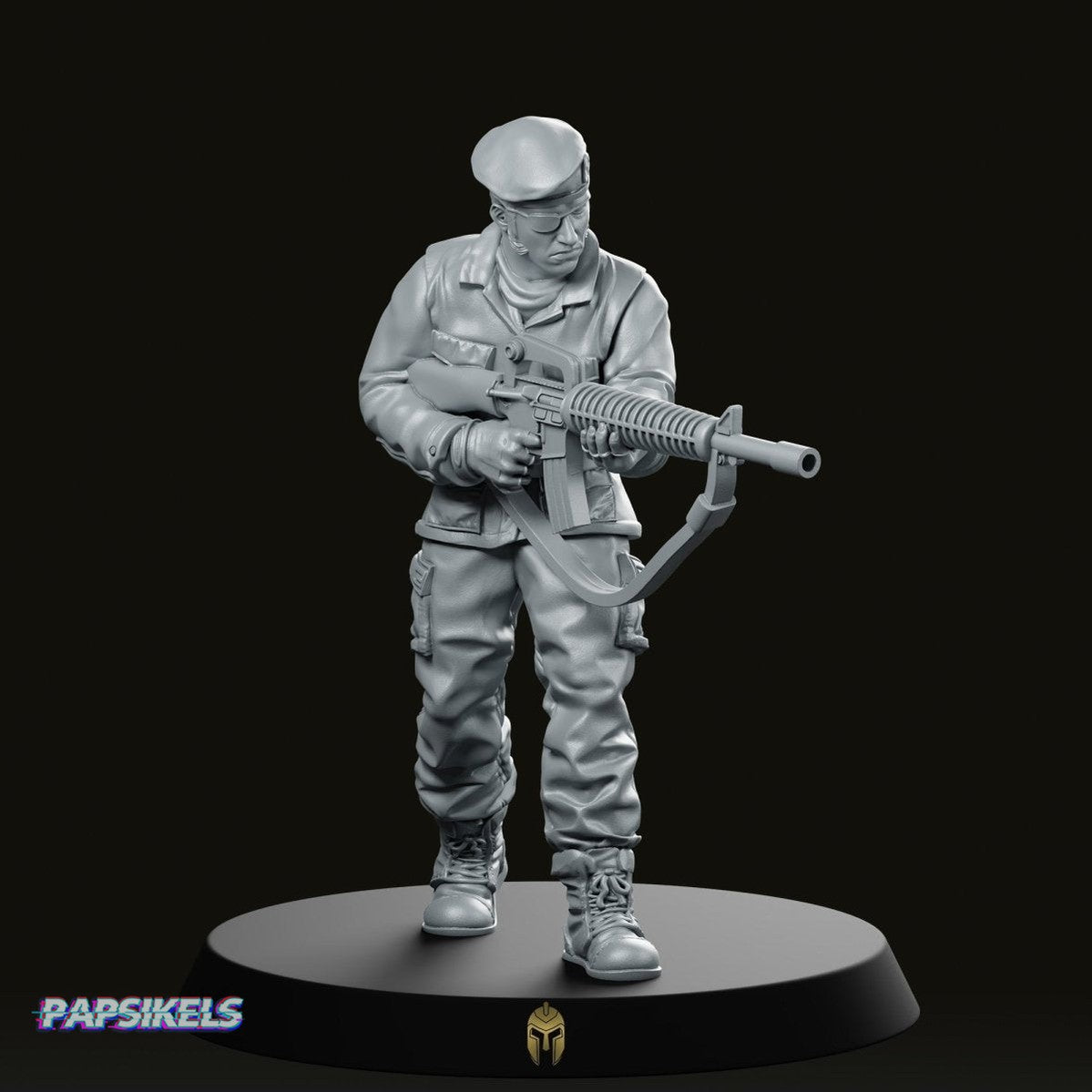 Military Police Guard B Miniature - We Print Miniatures -Papsikels Miniatures