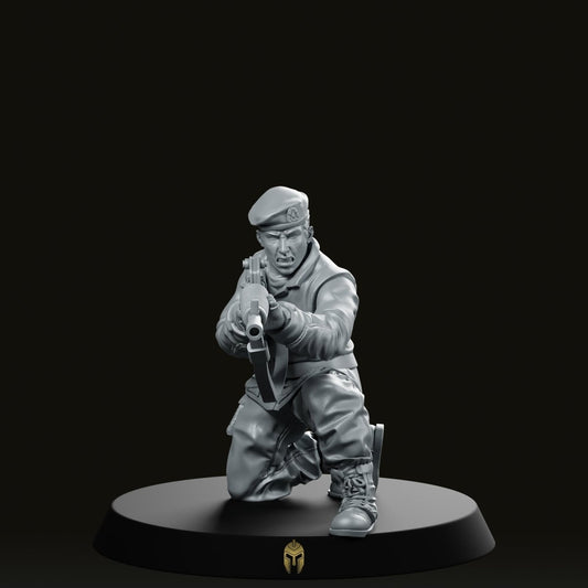 Military Police Guard D Miniature - We Print Miniatures -Papsikels Miniatures