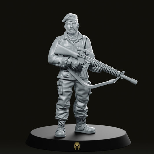 Military Police Guard E Miniature - We Print Miniatures -Papsikels Miniatures