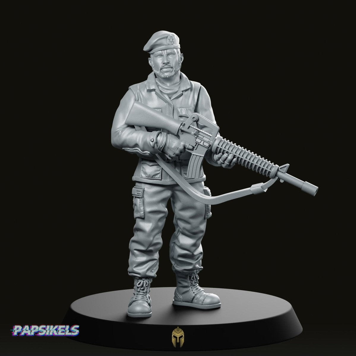 Military Police Guard E Miniature - We Print Miniatures -Papsikels Miniatures
