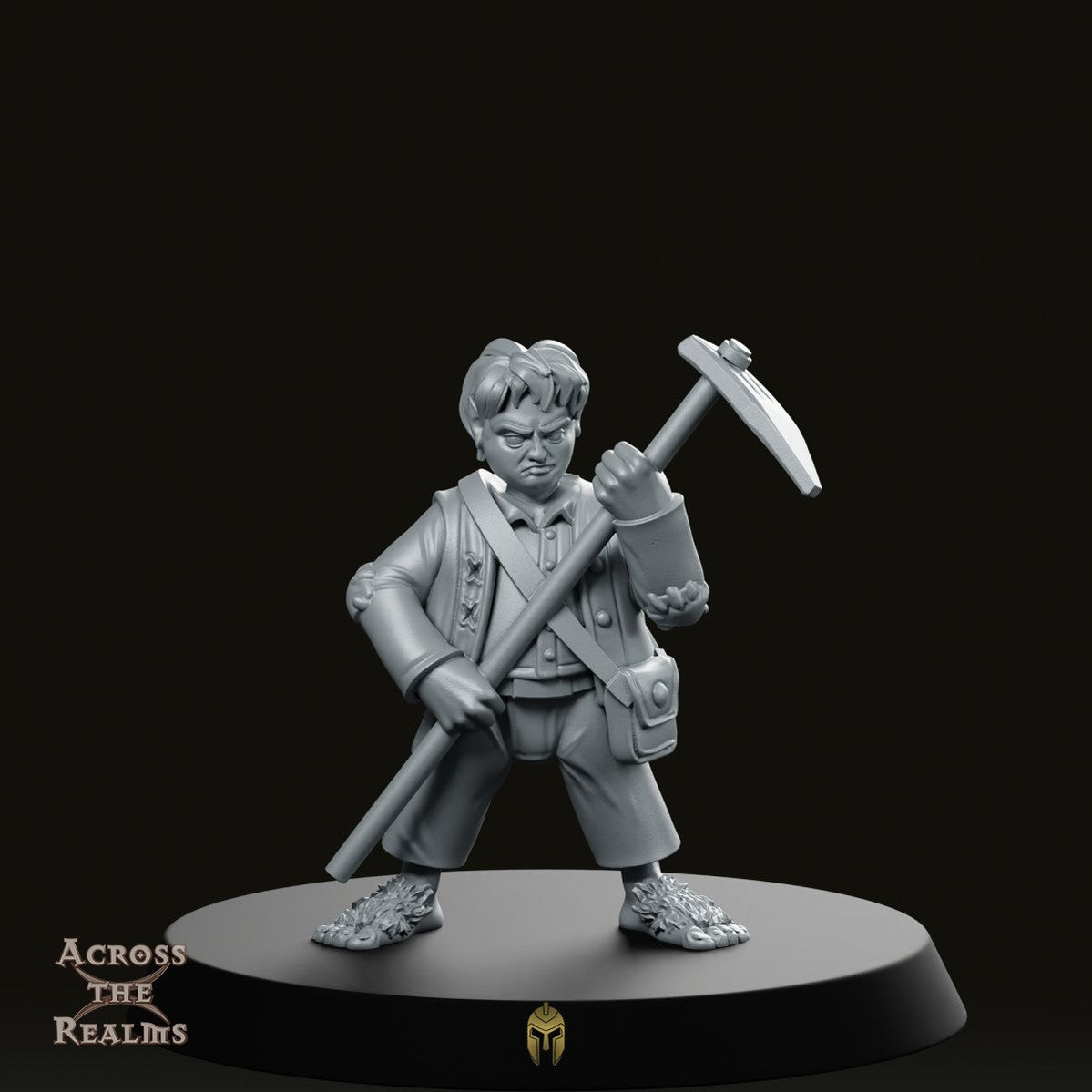 Militia 3 Reg Miniature - We Print Miniatures -Across The Realms