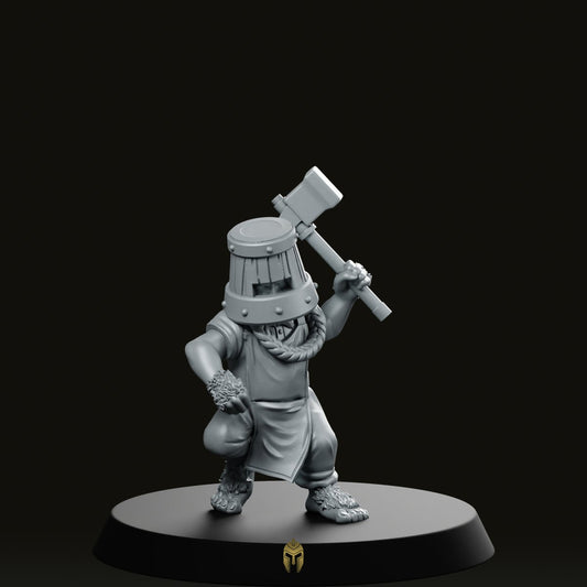 Militia 5 Miniature - We Print Miniatures -Across The Realms