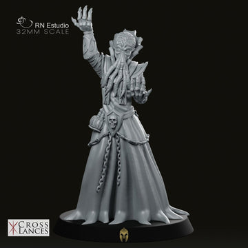 Miniatura Mind Ripper Rogers Orrore Illithid Incantatore D&D