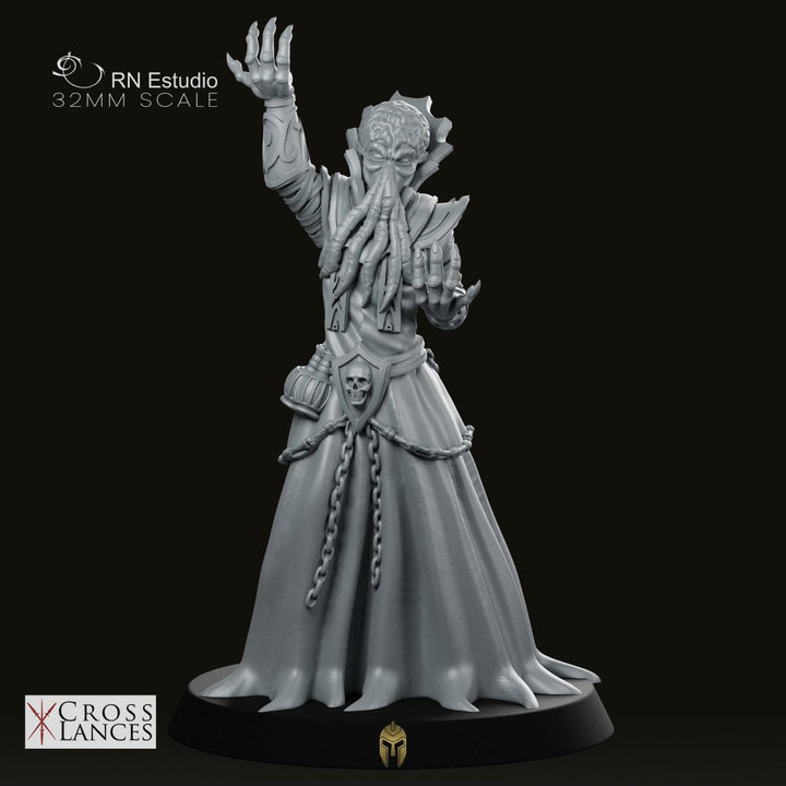 Miniatura Mind Ripper Rogers Orrore Illithid Incantatore D&D