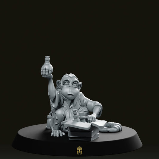 Monkey Moonk Merchant B Pet Miniature - We Print Miniatures -CastNPlay