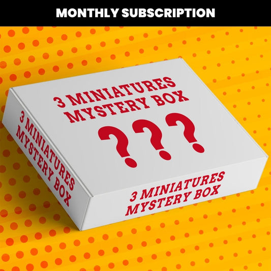 Monthly Miniatures Mystery Box Subscription - We Print Miniatures -We Print Miniatures