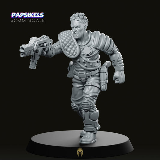 Mr Mac Krunchy Bounty Hunter Miniature - We Print Miniatures -Papsikels Miniatures