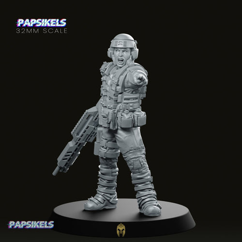 Nick Puerto Solider Miniature - We Print Miniatures -Papsikels Miniatures