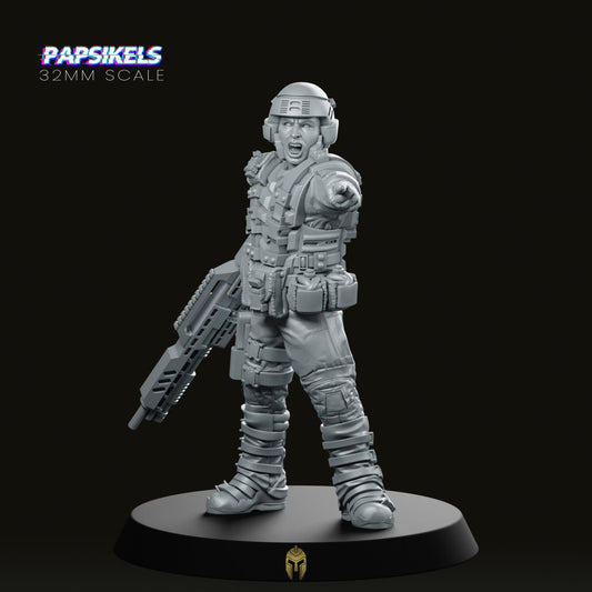 Nick Puerto Solider Miniature - We Print Miniatures -Papsikels Miniatures