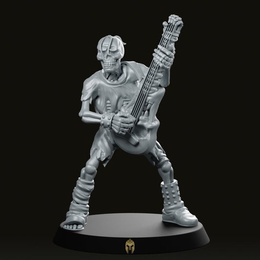 Oblivion The Skeleton Guitarist Miniature - We Print Miniatures -Onmioji