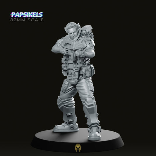 Oji Alkasid Marine Miniature - We Print Miniatures -Papsikels Miniatures