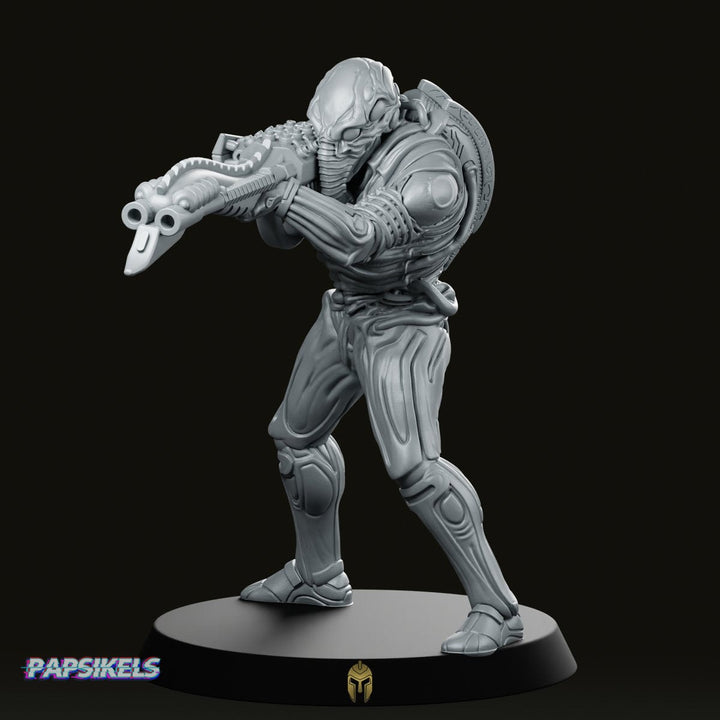 Miniatura Omega Sharpshooter C, operativo francotirador de ciencia ficción