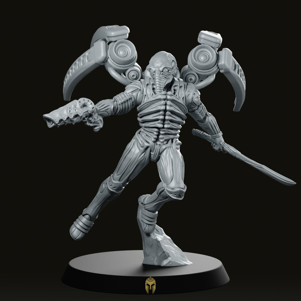 Omega Swooper B Miniature - We Print Miniatures -Papsikels Miniatures