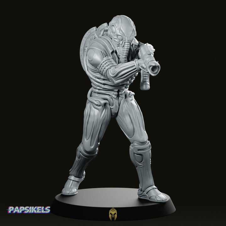 Omega Vanquisher B Miniatura Soldato Alieno di Fantascienza
