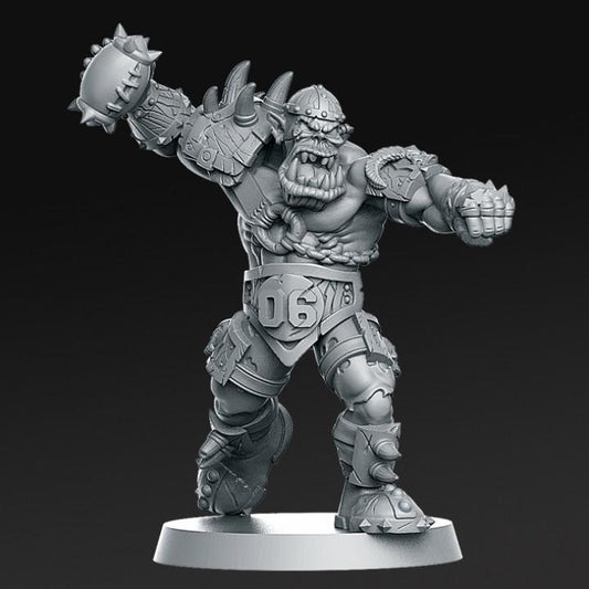 Orc Lineman 7 Miniature - We Print Miniatures -RN Estudio