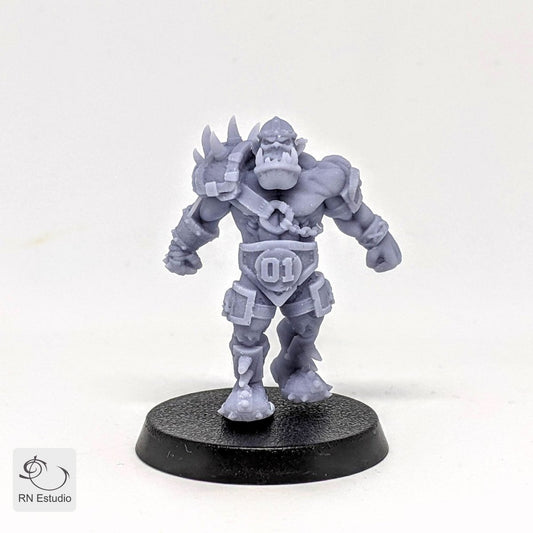 Orc Lineman 8 Miniature - We Print Miniatures -RN Estudio