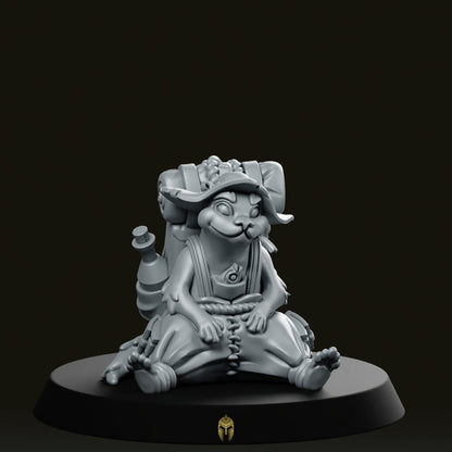 Otter Otto Adventurer A Companion Miniature - We Print Miniatures -CastNPlay