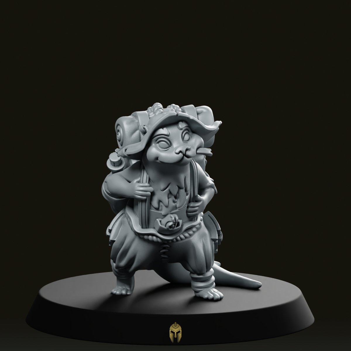 Otter Otto Adventurer B Pet Miniature - We Print Miniatures