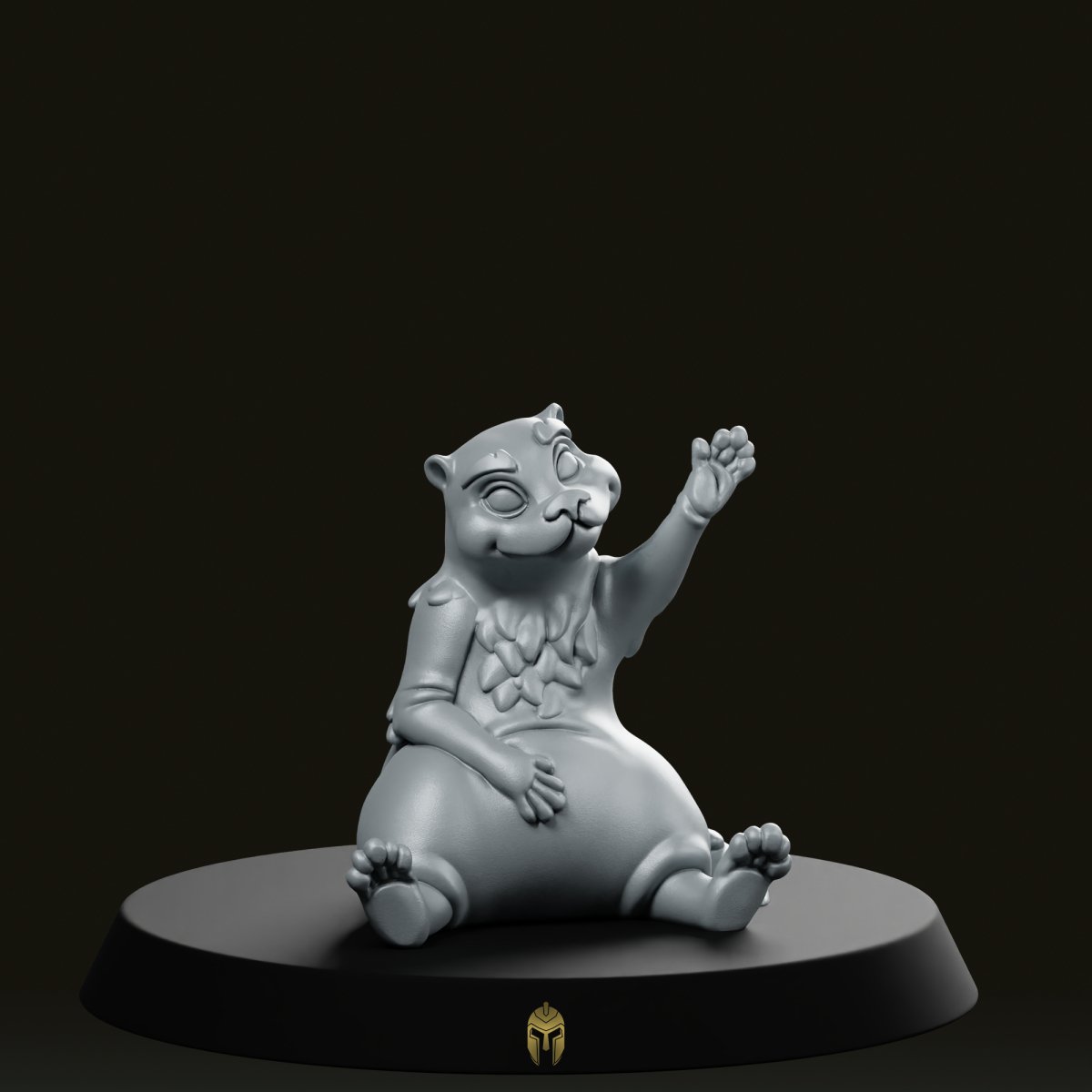 Otter Otto Bare A Companion Miniature - We Print Miniatures -CastNPlay