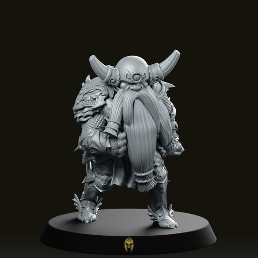 OWA 17 Dwarf Blocker Fantasy Football Miniature - We Print Miniatures -RN Estudio