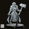Paladin Maryka Fantasy Miniature - We Print Miniatures -RN Estudio