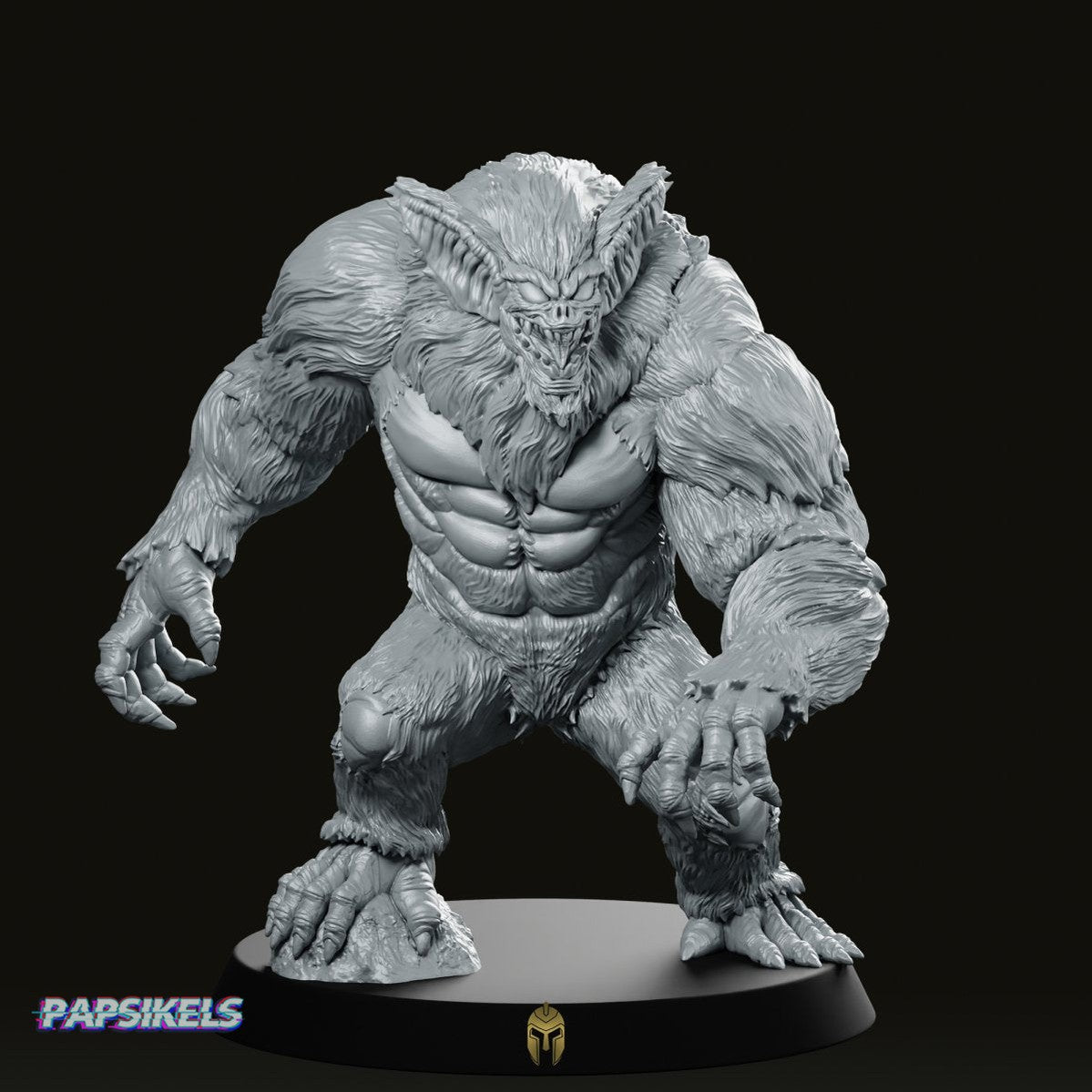 Papsinoid Batmotith B Miniature - We Print Miniatures -Papsikels Miniatures