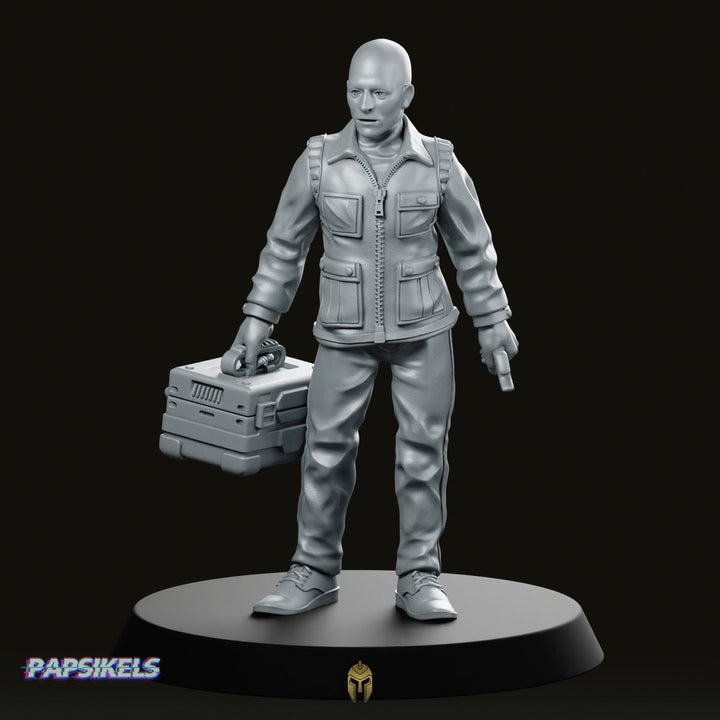 Papz Industries Working Bro B Miniature Sci-Fi Technician