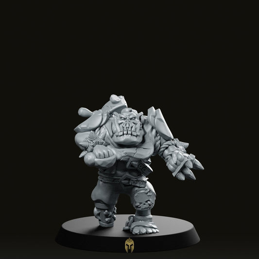 Patton Sweete Orc Linemen 4 Miniature - We Print Miniatures -We Print Miniatures