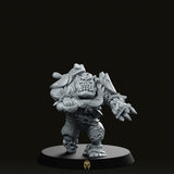 Patton Sweete Orc Linemen 4 Miniature - We Print Miniatures -We Print Miniatures