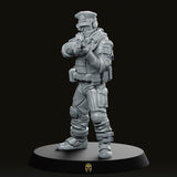 Pcpd Beat Space Cop C Miniature - We Print Miniatures -Papsikels Miniatures