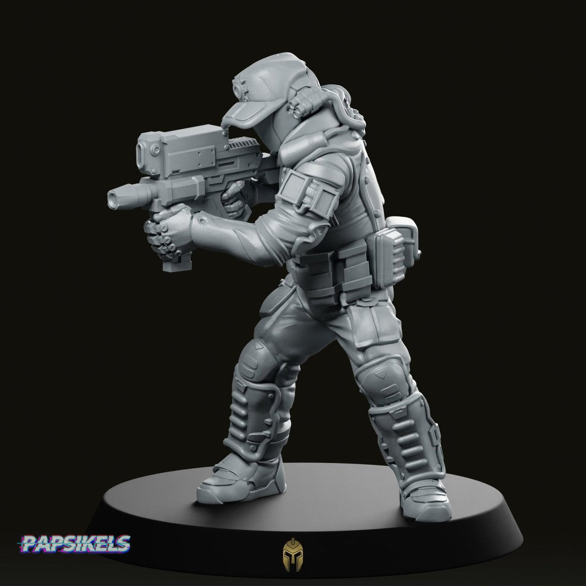 Pcpd Tactical Reaction Force Unit C Miniature Science Fiction by ...