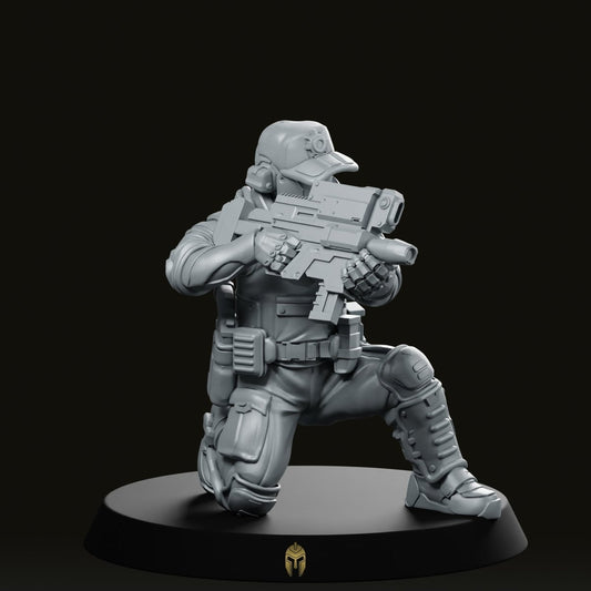 Pcpd Tactical Reaction Force Unit D Miniature - We Print Miniatures -Papsikels Miniatures