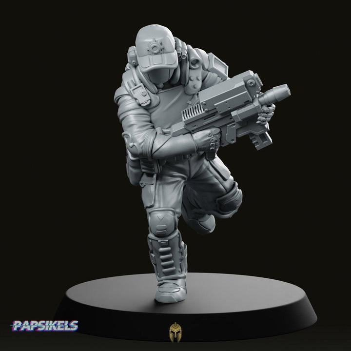 Pcpd Tactical Reaction Force Unit E Miniature Sci-fi