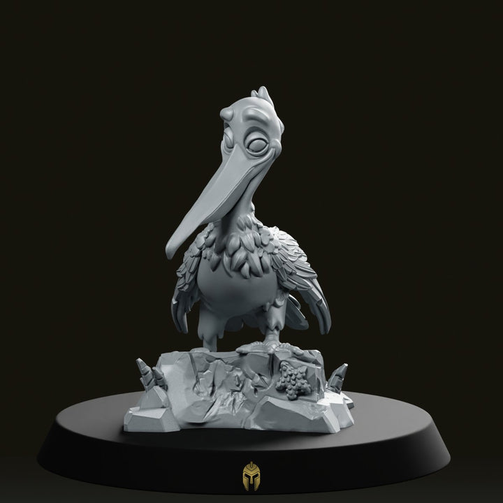 Pelican Pelik Bare A Pet: miniatura de pájaro compañero